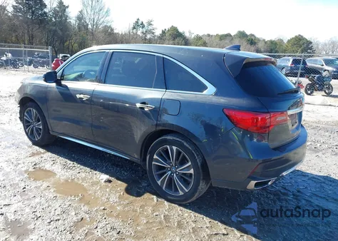 2019 Acura Mdx Tech Pkg from USA, damaged, VIN 5J8YD3H53KL000697